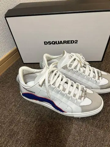 DSQUARED2 스니커즈 화이트/그레이/블루/레드