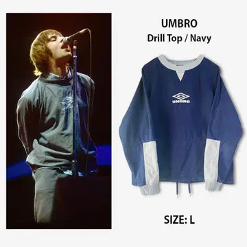 [ 레어 ] UMBRO 드릴 탑 네이비 드릴탑