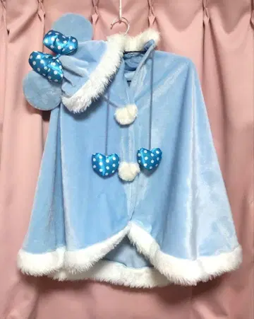 미니 마우스 플리스 판초 케이프 코트 도쿄 디즈니 리조트