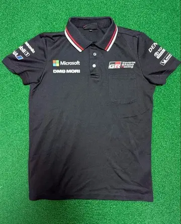 TOYOTA GAZOO Racing 피케 셔츠 블랙