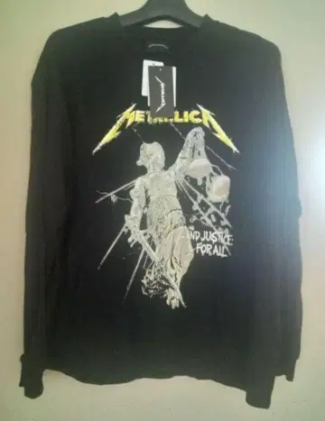METALLICA 긴팔 티셔츠 택 포함 새상품 M 사이즈