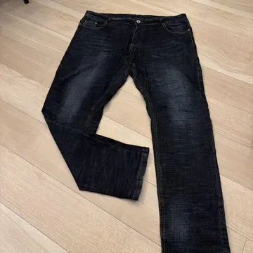 다크 블루 스트레이트 데님 XXL