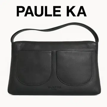 PAULE KA 폴카 숄더백 블랙 양가죽 스페인산