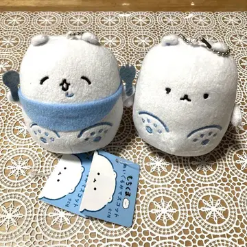 모찌곰 봉제 인형 마스코트 2개 세트 소유 한정판