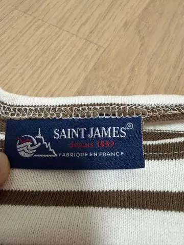 SAINT JAMES 스트라이프 긴팔 티셔츠