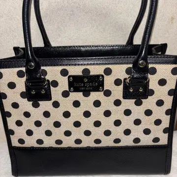 미사용품 Kate spade 도트 무늬 핸드백