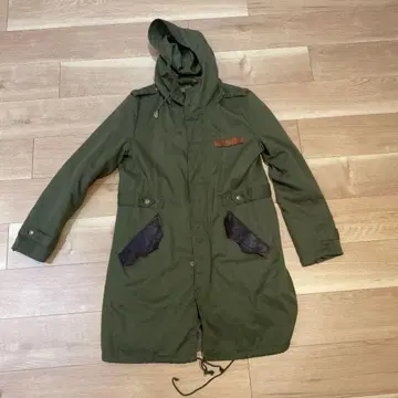 에디션 Edition 모즈 코트 재구축 리메이크 가죽 카키