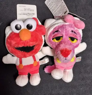 USJ 키티 엘모 핑크 팬서 봉제 인형 마스코트