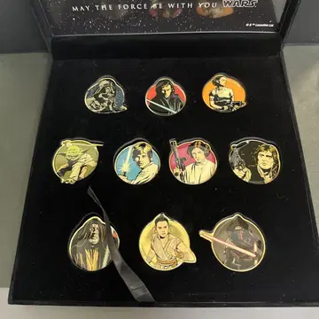 STAR WARS 핀 배지 세트 10종입 라스트 원상
