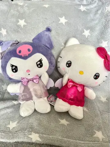 산리오 캐릭터즈 NICOMAKE L 봉제 인형 2종 세트