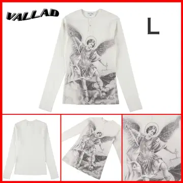 [ 새상품 ] Vallad V.HENRY NECK L/S 써멀 L 화이트