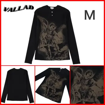[ 새상품 ] Vallad V.HENRY NECK L/S 서멀 M 블랙