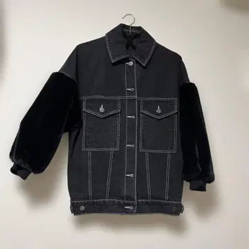 diagram 블랙 데님 자켓