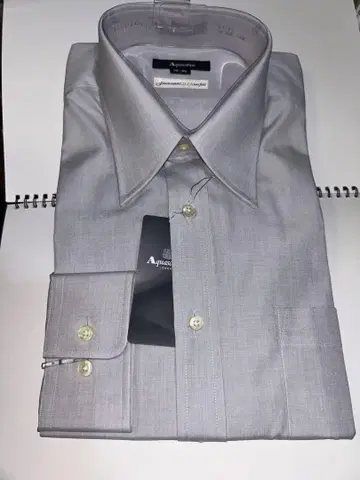 새상품 아쿠아 스큐텀 Aquascutum 와이셔츠 39-82