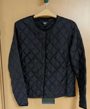 유니클로 warm padded 자켓 L 사이즈 블랙