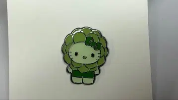 오사카 만박 일본관 한정판 모 키티 핀 배지 산리오 미사용 코에라스트룸