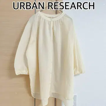 URBAN RESEARCH 어반 리서치 긴팔 블라우스 화이트