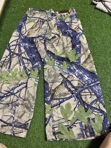 deaile 리얼트리 배기 데님 블루