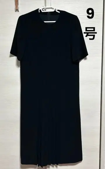 예복 장례식 여성용 반팔 원피스 9호