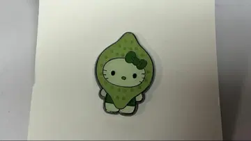 오사카 만박 일본관 한정판  핀 배지 산리오 미사용 오카메 규조