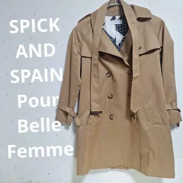 SPICK AND SPAN 베이지 트렌치코트(38) M 사이즈