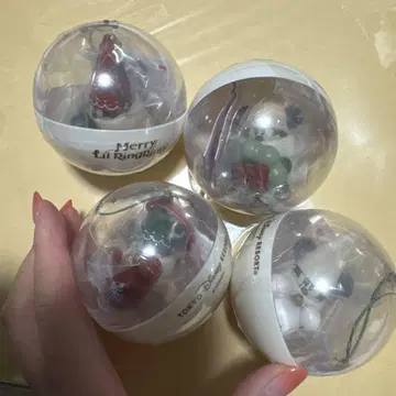 디즈니 크리스마스 리루린린 가챠 컴플리트 세트