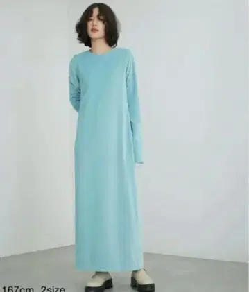 ADAM ET ROPE' 벨로아 BOTANICAL DYED DRESS