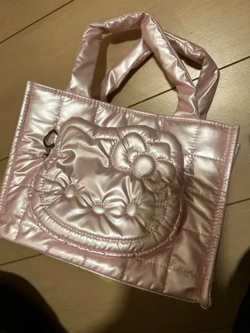 가격 인하 키티 디자인 토트백 핑크