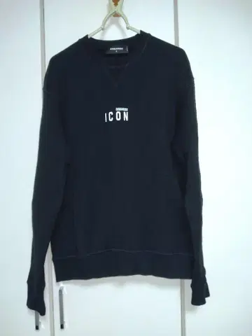 DSQUARED2 ICON 블랙 크루넥