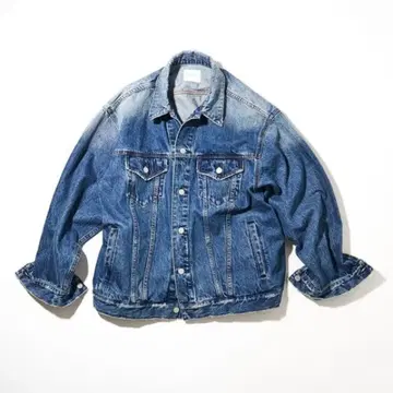 FREAK'S STORE 오버 사이즈 데님 자켓 와이드 실루엣