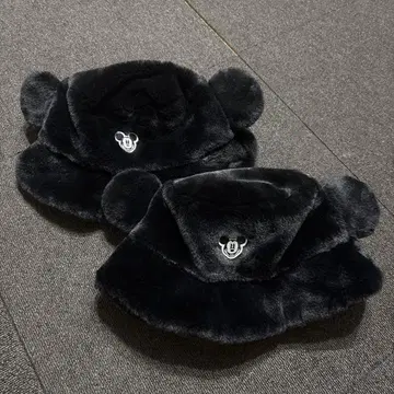 새상품급 미키 버킷햇 버케하 블랙 58cm 남녀 공용