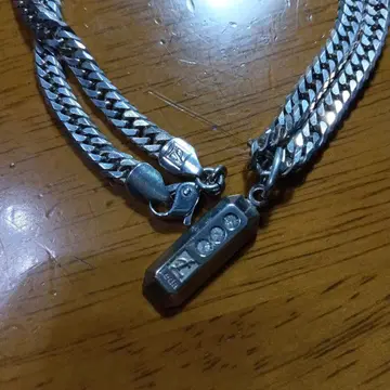 레다실마 실버 다이아 목걸이