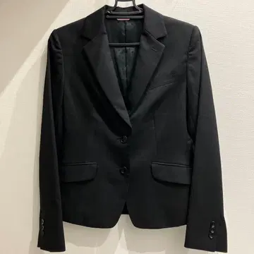 블랙 취업 정장 자켓 & 스커트 세트