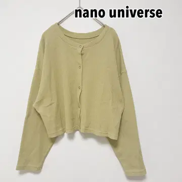 nano universe 나노 유니버스 그린 긴팔 가디건