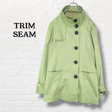 TRIM SEAM 트렌치코트 미들 [ L ] 그린