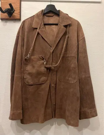 YOKE 스웨이드 가죽 자켓