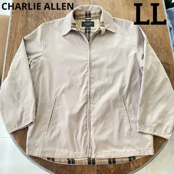CHARLIE ALLEN 블루종 베이지 안감 체크 LL 자켓