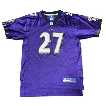 리복 NFL 게임 셔츠 볼티모어 레이븐스 S 사이즈 상당