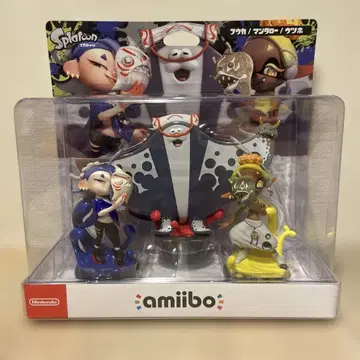 스플래툰 amiibo 스리미 연합 세트 후우카 우츠호 만타로