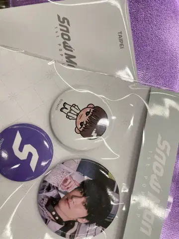 Snow Man 후카사와 타츠야 타이베이 포토 카드 캔뱃지