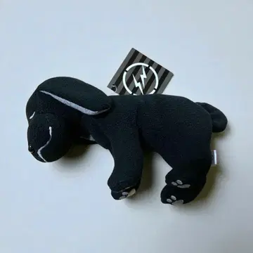 블랙 강아지 봉제 인형 약 20cm 택 포함