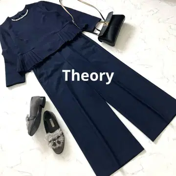 새상품급 Theory 띠어리 하이웨스트 와이드 팬츠 빅 사이즈
