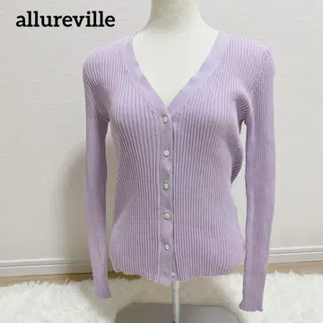 a530 [ allureville/알아바일 ] 리브 니트 가디건 상의