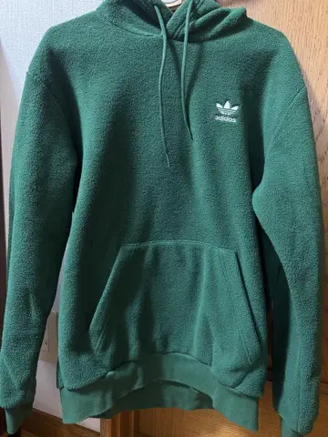 adidas 플리스 후드티 M 그린