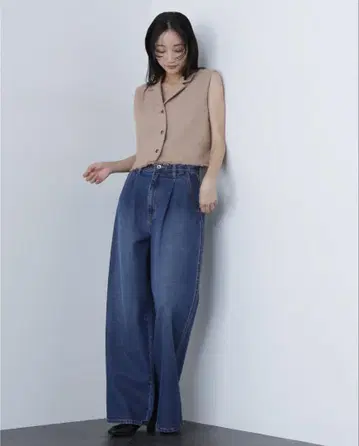 트위드 컴팩트 베스트 natural beauty basic