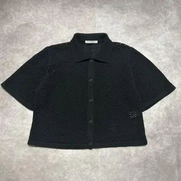 UNITED ARROWS 메쉬 니트 반팔 셔츠 아카이브 y2k