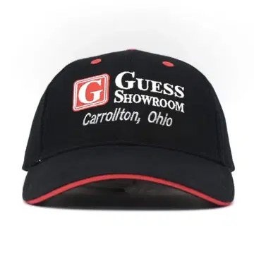 미사용 GUESS Motors 포드 딜러 자수 캡 블랙