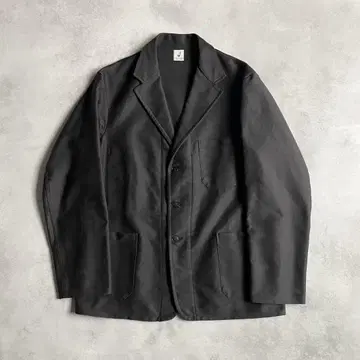 ANATOMICA 블랙 몰스킨 자켓 프랑스제 코튼 48