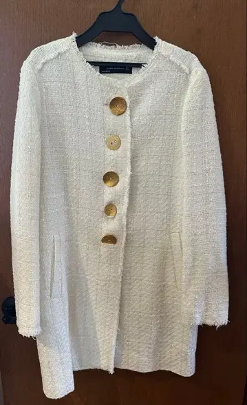 [ 새상품 택 포함 ] 자라 ZARA WOMAN 트위드 코트