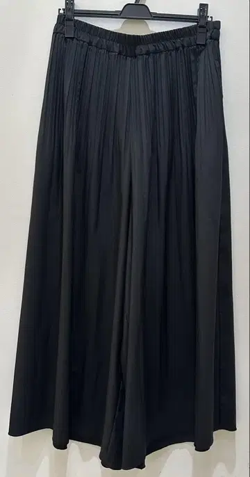플리츠 와이드 팬츠 에우르 큐브